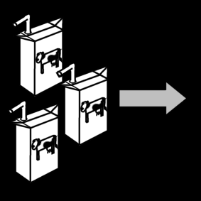 collect milk cartons